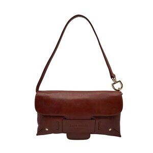 Kate Spade British Tan Leather Flap Shoulder Bag